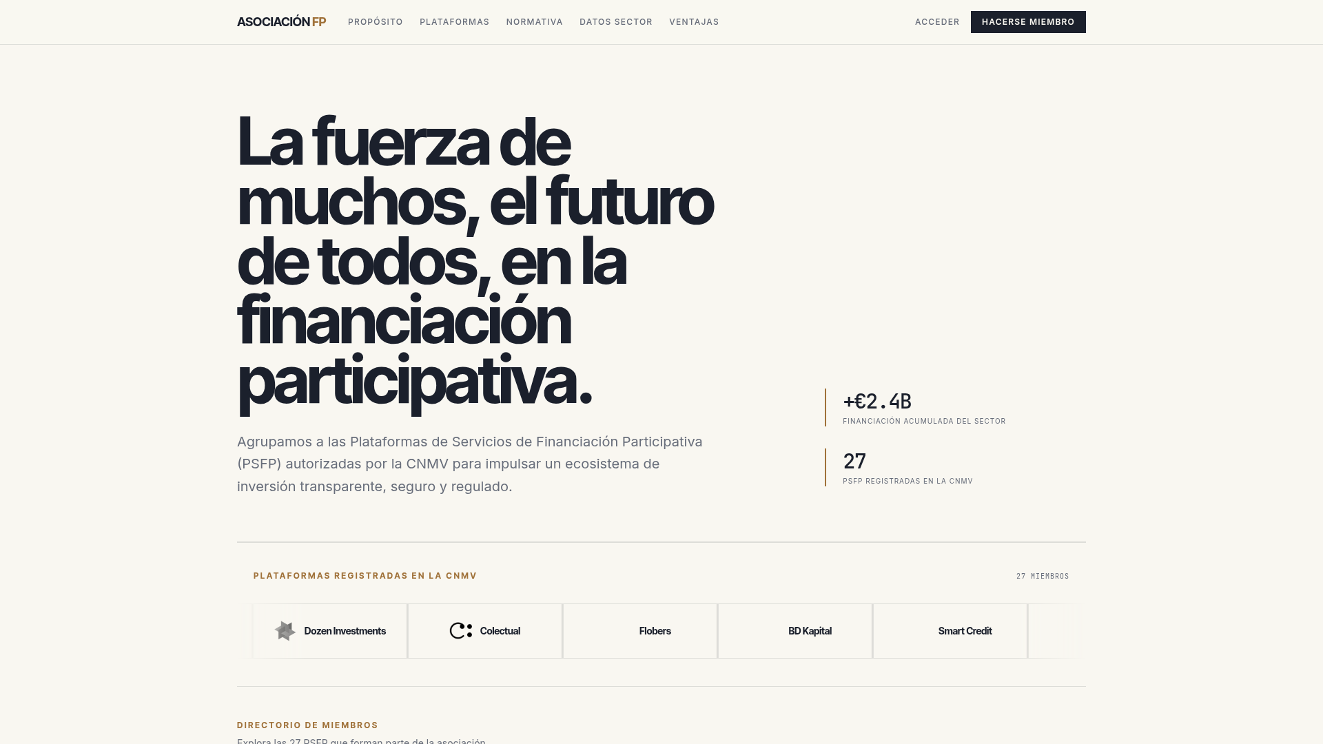 Financiación Participativa